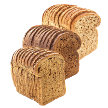 Ribbelbrood halfjes